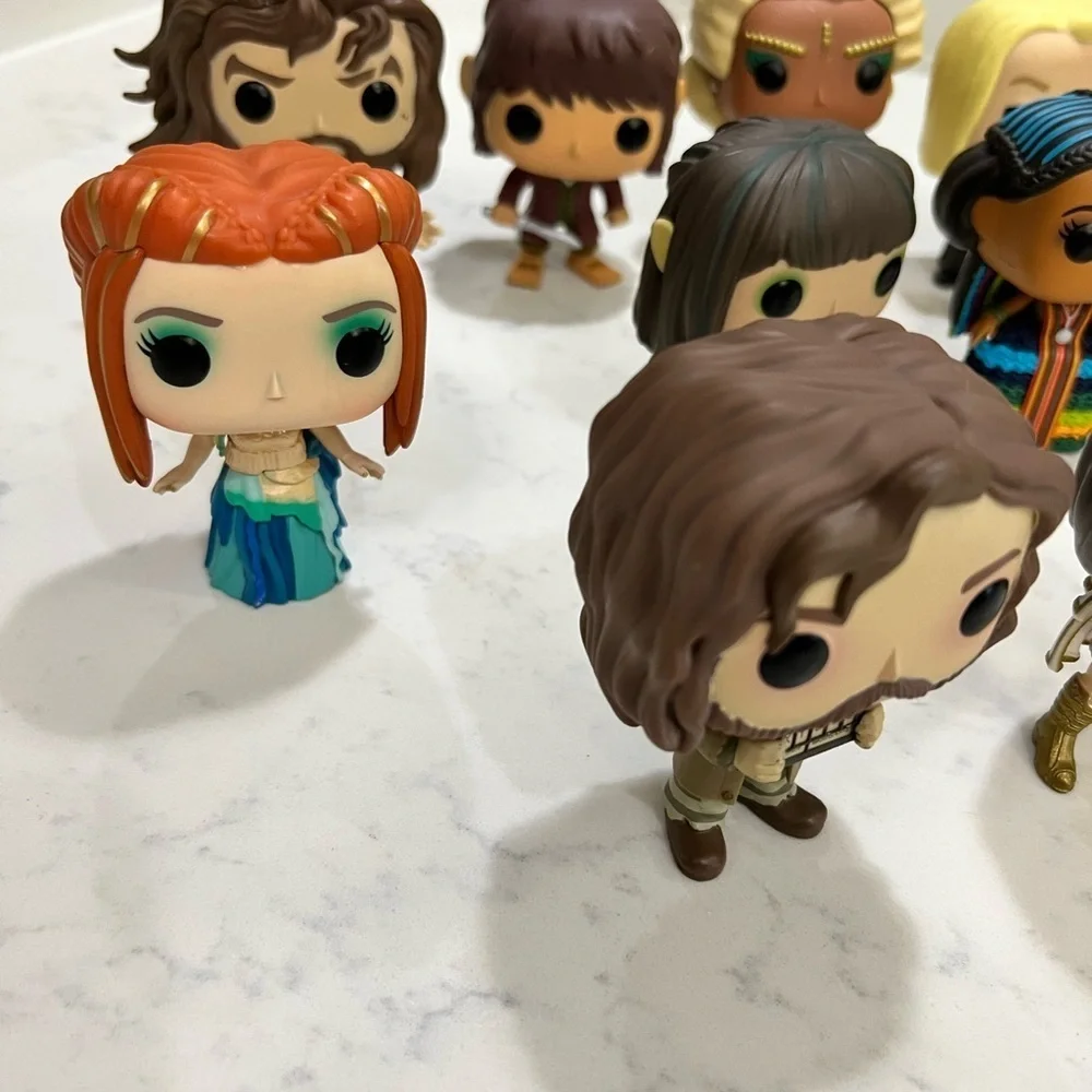 Funko pops! Set of ten funko pops. Collectible Figures